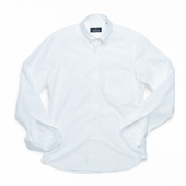 White Oxford Cloth Button Down Shirt