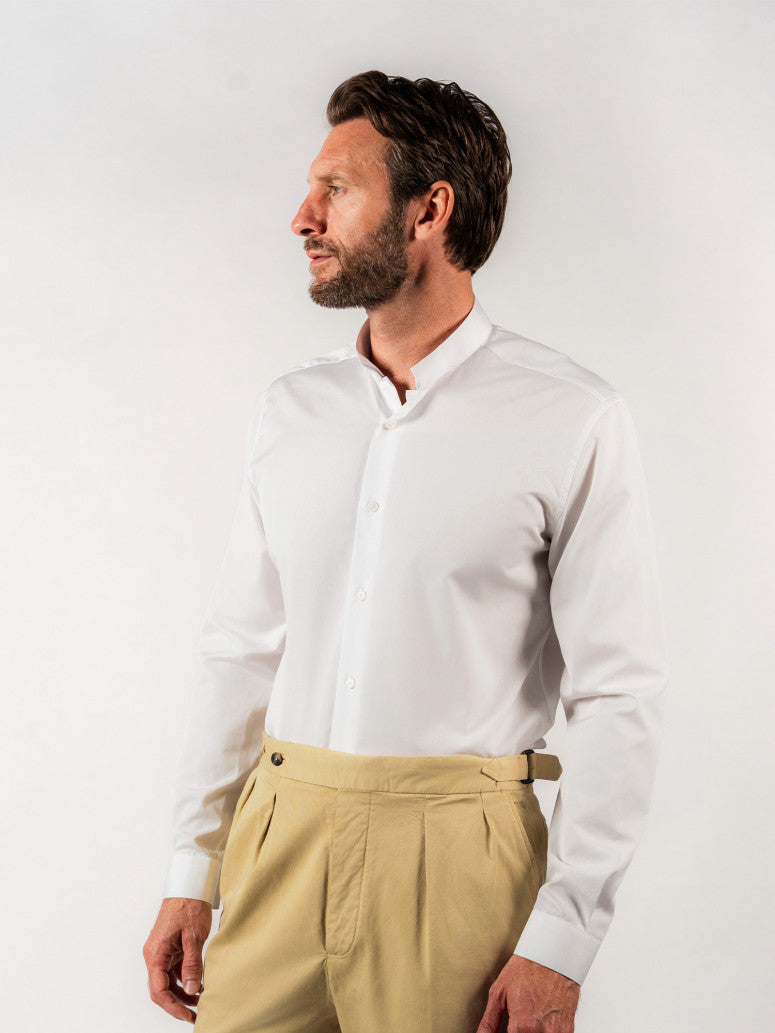Poplin Reverse Collar Shirt