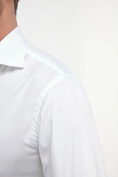 Shirt With Double Cuff Made In Italy