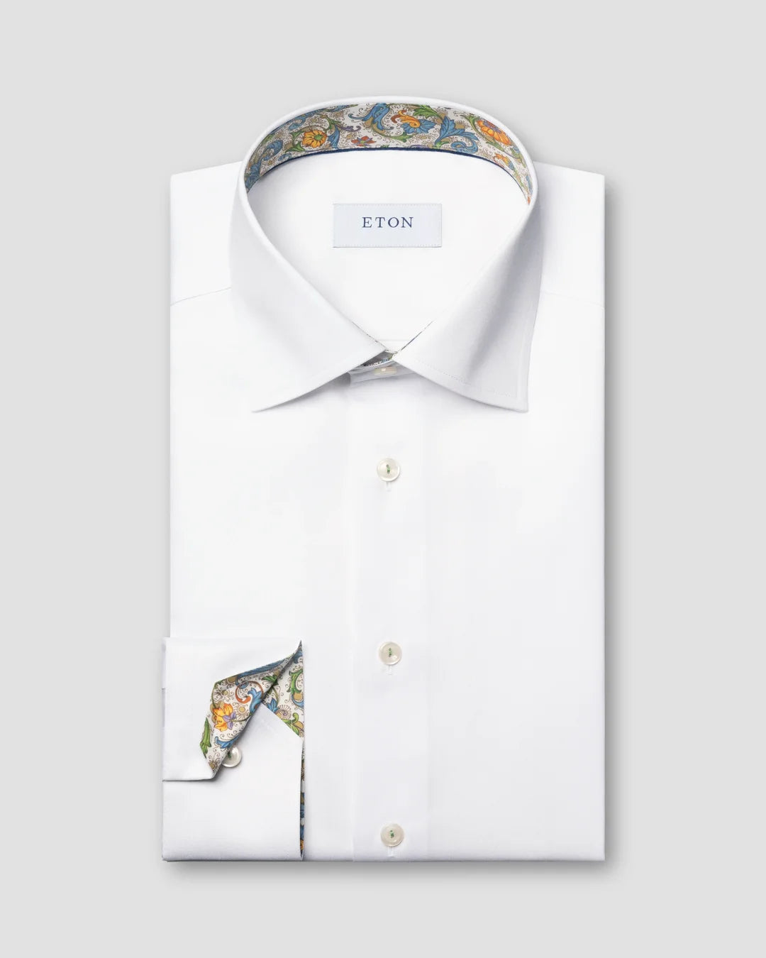 Solid Signature Twill Shirt Eton