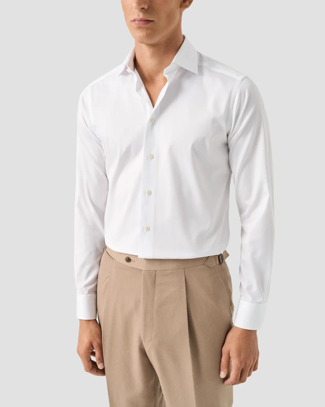 Signature Twill Shirt Extra Long Sleeves Eton