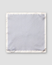Geometric Print Silk Pocket Square