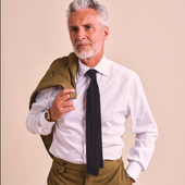 Poplin Spread Collar Shirt