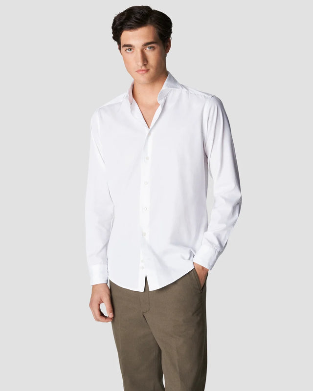 Weißes Baumwoll-Tencel™-Hemd - Eton