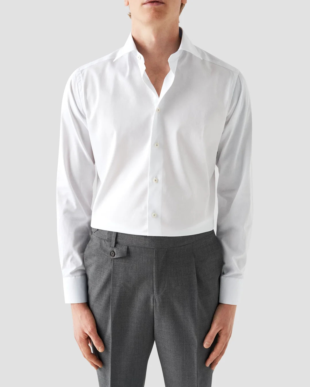 Twill Stretch Shirt Eton