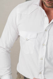 Velvet Effect Western Shirt Made In Italy