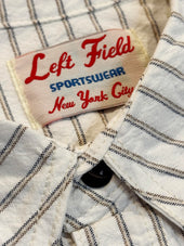 Japanese With Brown Navy Stripe 100 Cotton Dustbowl Work Shirt