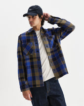 Whiting And Khaki Pike Check Overshirt