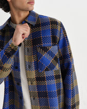 Whiting And Khaki Pike Check Overshirt