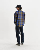 Whiting And Khaki Pike Check Overshirt