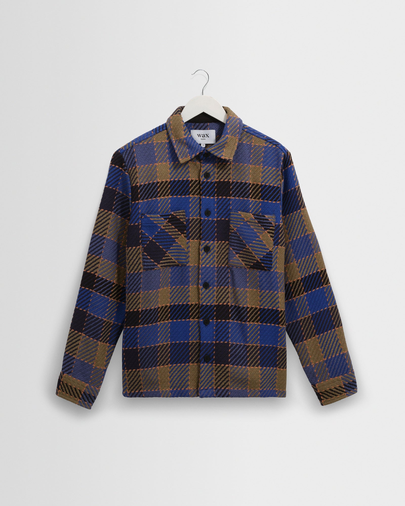 Whiting And Khaki Pike Check Overshirt