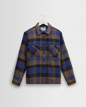 Whiting - Blue And Khaki Pike Check Overshirt