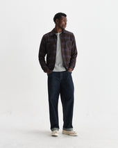 Whiting And Blue Skate Check Overshirt