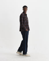 Whiting And Blue Skate Check Overshirt