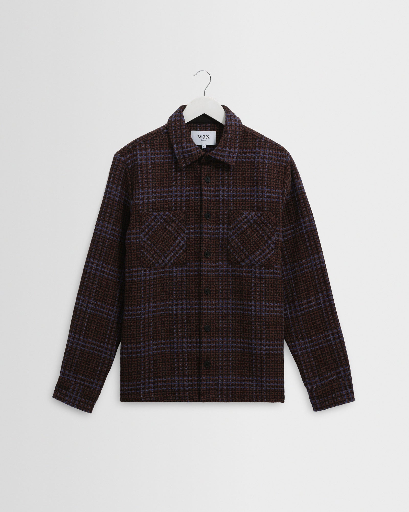 Whiting And Blue Skate Check Overshirt