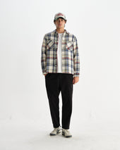 Whiting And Multicolour Jazz Weave Overshirt