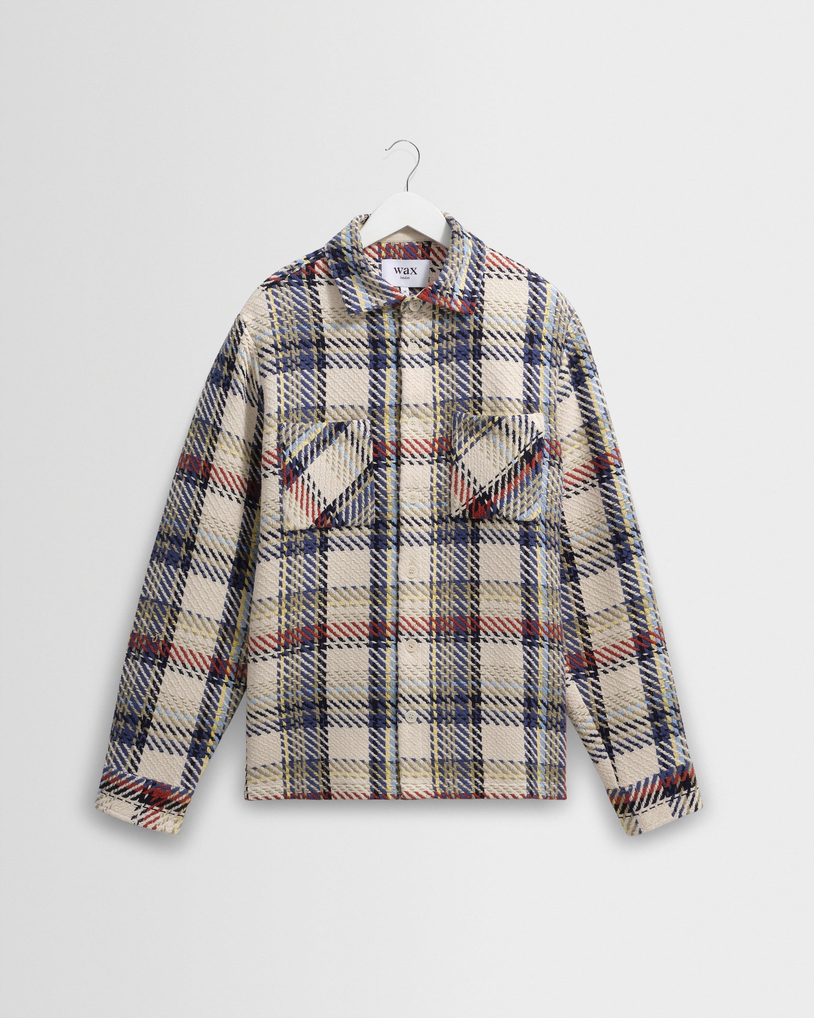Whiting And Multicolour Jazz Weave Overshirt