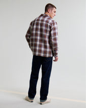 Whiting And Multicolour Zoar Check Overshirt