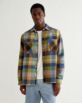 Whiting And Multicolour Pike Check Overshirt