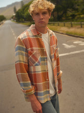 Whiting Multicolour Pastel Bude Check Overshirt