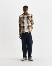 Whiting Natural And Pike Check Overshirt