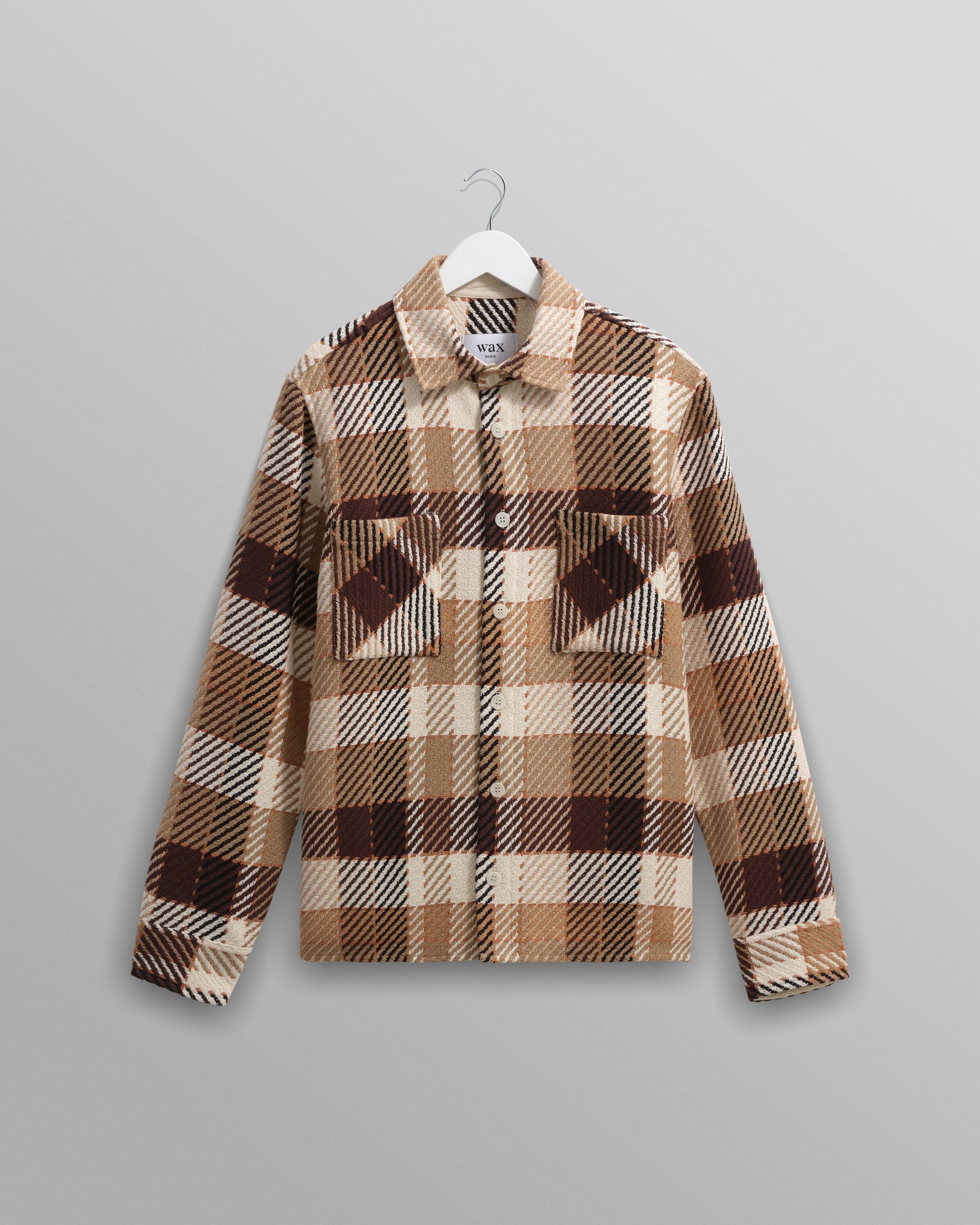 Whiting Natural And Pike Check Overshirt