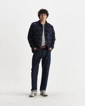 Whiting And Blue Skate Check Overshirt