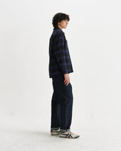 Whiting And Blue Skate Check Overshirt