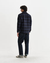 Whiting And Blue Skate Check Overshirt