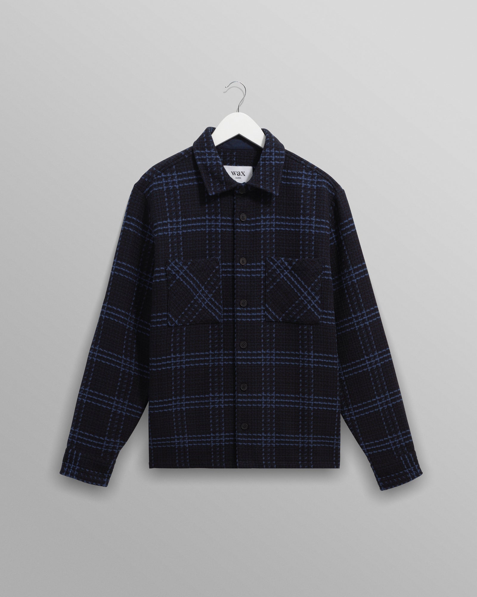 Whiting And Blue Skate Check Overshirt