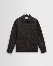 Whiting - Navy Camo Jacquard Overshirt