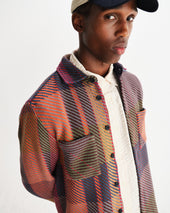Whiting And Multicolour Tempo Check Overshirt