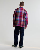 Whiting Pink And Multicolour Pike Check Overshirt