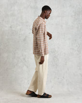 Whiting And Multicolour Ladder Check Overshirt