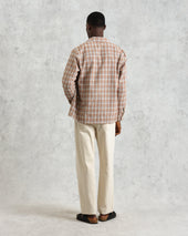 Whiting And Multicolour Ladder Check Overshirt