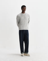 Wilde Multicolour Fleck Ribbed Chunky Wool Crewneck