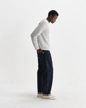 Wilde Multicolour Fleck Ribbed Chunky Wool Crewneck