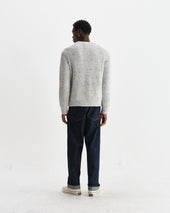 Wilde Multicolour Fleck Ribbed Chunky Wool Crewneck