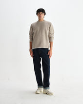 Wilde Natural Donegal Wool Crewneck