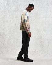 Wilde Natural Landscape Print Wool Jumper