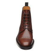 Wildsmith Model 18 mens rubber-soled boots in cognac calf