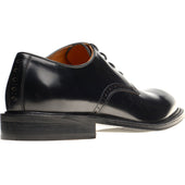 Wildsmith Model 26 mens rubber-soled Derby shoes in black polished
