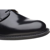 Wildsmith Model 26 mens rubber-soled Derby shoes in black polished