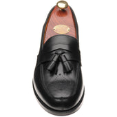 Wildsmith Model 27 mens tasselled loafers in black calf