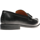 Wildsmith Model 27 mens tasselled loafers in black calf