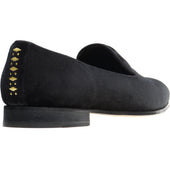 Wildsmith Model 2 mens house shoes in black velvet