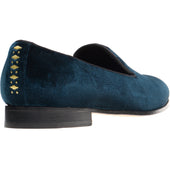 Wildsmith Model 2 mens house shoes in emerald velvet