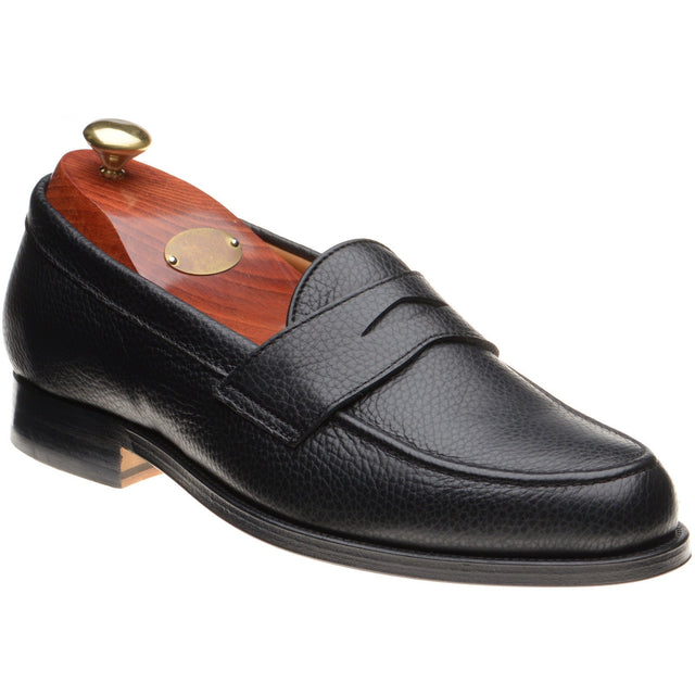 Wildsmith Model 31 mens loafers in black grain