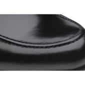 Wildsmith Model 31 mens rubber-soled loafers in black polished