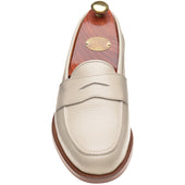 Wildsmith Model 31 mens loafers in off white grain